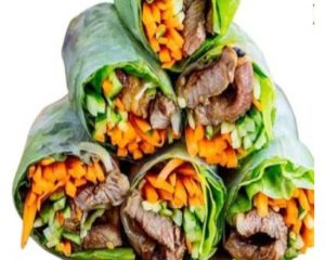 3. Beef Salad Rolls