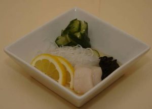 Scallop Sunomono