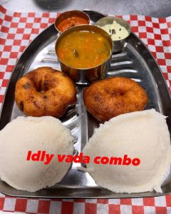 Idly – Vada Combo