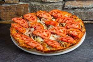 Fresh Tomato, Onion, and Mushroom Classic Pizza
