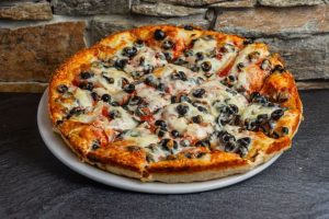 Black Olive and Onion Classic Pizza
