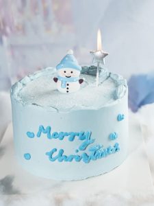 little snowman winter cake- customized your favor and size