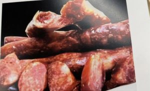 Harbin dried sausage 干肠 切