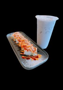 Seared Salmon Oshizushi Combo
