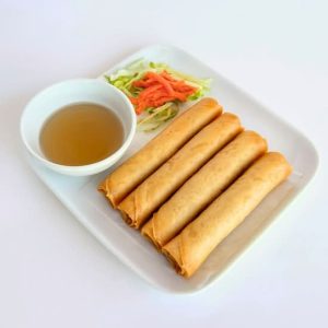 2. Crispy Spring Rolls (4 Rolls)