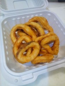 Breaded Squid ring Karaage.