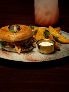 Paneer Bagel