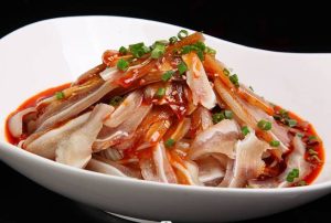 Sliced Pork Ear in Chili Sauce 红油猪耳