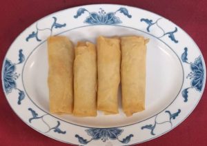 2. Mini Vegetarian Spring Rolls (4 pcs) (迷你齋春卷) (4 pcs)