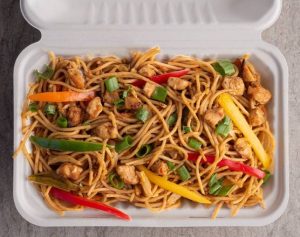 Chicken Noodle Hakka Style