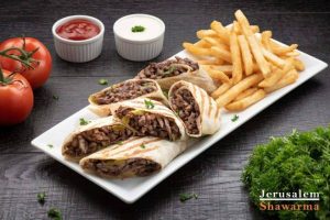 Arabi Style Beef Shawarma Wrap