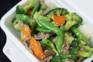Beef with Broccoli and Snow Pea