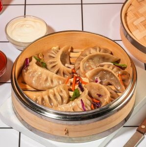 Veg Momo – Steamed 6 pc