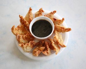 Deep Fried Wonton with Ginger Sauce