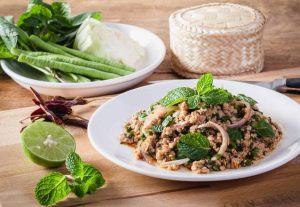 11. Larb ( spicy meat salad )