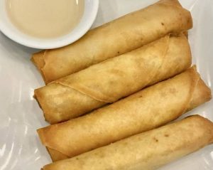 A1. Deep-Fried Pork Spring Rolls (4 pcs) (Cha Gio)