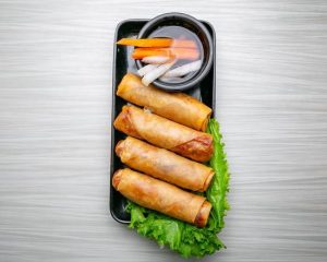 3. Deep-Fried Spring Rolls (Cha Gio Thit) (4 pcs)