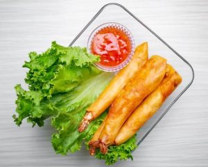 5. Deep-Fried Shrimp Spring Rolls (Cha Gio Torn) (4 pcs)