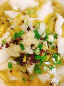 4. Boiled Fish with Pickled Cabbage and Chili 家乡酸菜鱼