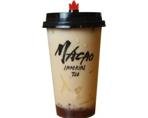 Red Bean Pudding Milk Tea