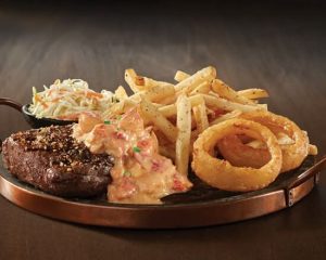12oz steak with 2oz creamy lobster topper