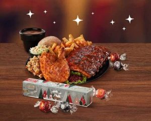 Festive Chicken & Half Rack Combo