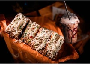 Shambhu’s Club Sandwich with Shambhu’s Cold Coffee Combo