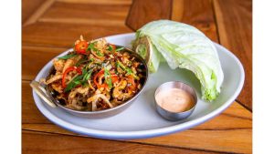 Szechuan Chicken Lettuce Wraps
