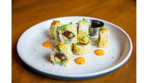 Tuna and Avocado Crunch Roll