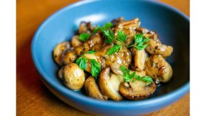 Miso Roasted Mushrooms