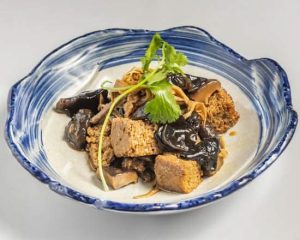 9. Fried Beancurd W.Enoki Mushrooms Peanuts Fungus