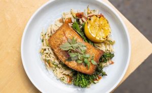 Salmon & Orzo