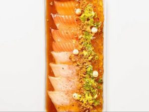 SALMON & HAMACHI CARPACCIO